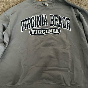 Gray VA Beach. Size XL. Slightly worn.